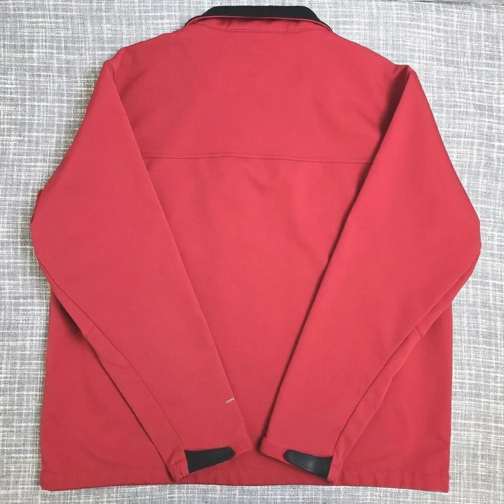 COLUMBIA TITANIUM Omni-Heat SoftShell Jacket Men's XXL Red/Black